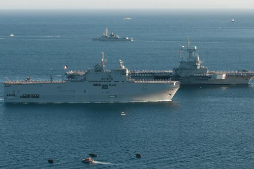 Nhật Bản, Mỹ, Pháp tập trận chung trên biển 