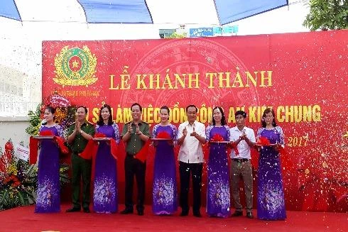 Đồn Công an Kim Chung, huyện Đông Anh có trụ sở làm việc mới 