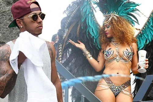 Siêu sao F1 bắt đầu hẹn hò với ca sỹ bốc lửa Rihanna