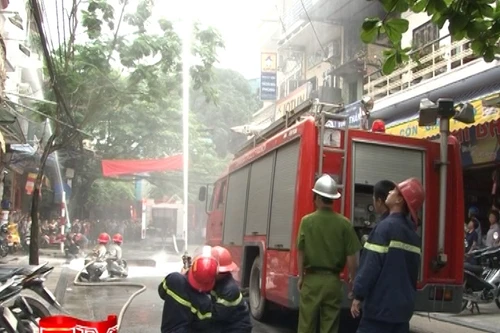 CAQ Hoàn Kiếm diễn tập phương án PCCC