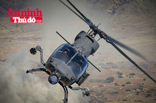 [Infographic] Bell OH-58F Kiowa Warrior - trực thăng trinh sát, tấn công uy lực của Mỹ