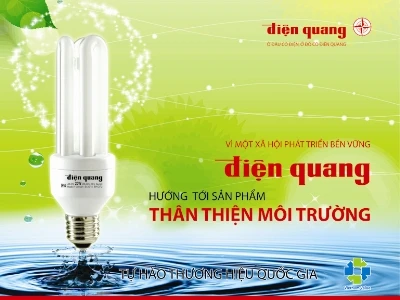 Điện Quang kiểm soát hàm lượng thuỷ ngân trong bóng đèn