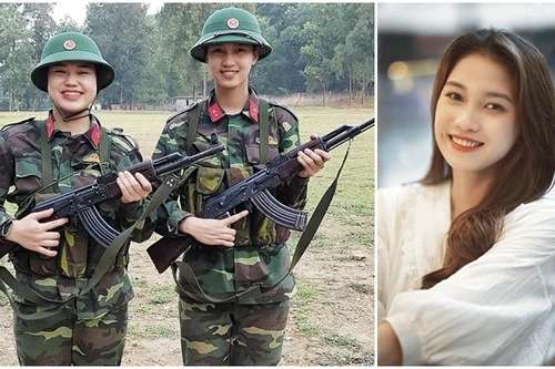 Vẻ đẹp gây thương nhớ của nữ Trung úy ở giải bóng chuyền quốc gia