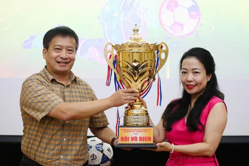 100 đội được chia vào 25 bảng giải bóng đá học sinh THPT Hà Nội 2023