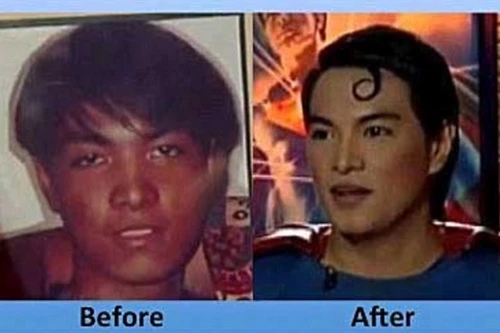 "Cuồng" siêu nhân- đi chẻ cằm, nắn đùi cho giống