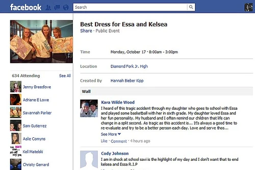 Bị chết sau 15 giây đăng tin trên Facebook 