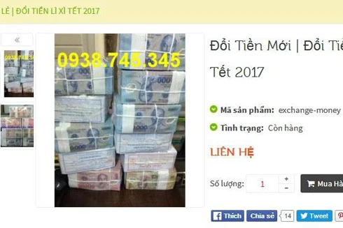 "Chợ đen" tiền lẻ ngang nhiên vào mùa