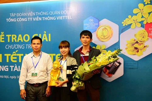 Tìm được chủ nhân trúng thưởng 20 cây vàng của Viettel