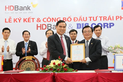 HDBank đầu tư trái phiếu 1.000 tỷ đồng tại DIC Corp