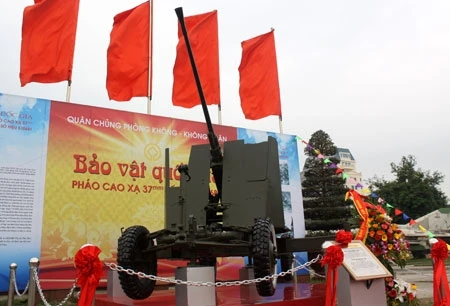 Pháo cao xạ 37mm – Bảo vật Quốc gia