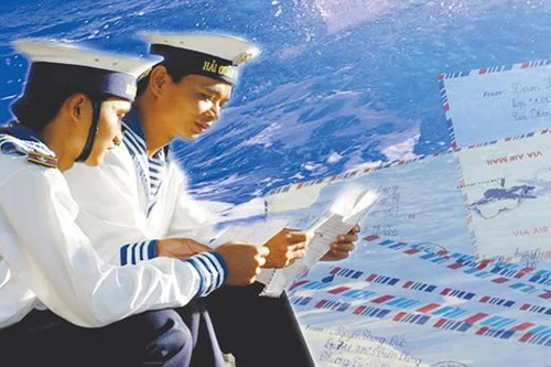 Các chú bộ đội chiến sĩ Trường Sa kính mến!