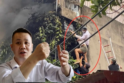 Lèng Văn Bằng- 'người hùng' cứu hai cô gái thoát khỏi ngôi nhà đang cháy lớn
