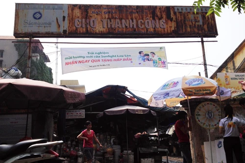 Không có chuyện xóa bỏ chợ Thành Công