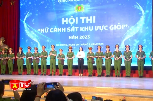 Sôi nổi Hội thi nữ Cảnh sát khu vực giỏi quận Hà Đông
