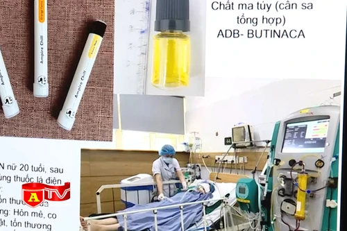 Nhiều bệnh nhân bị ngộ độc thuốc lá điện tử chứa ma túy