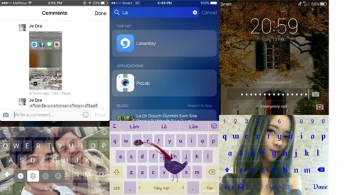 Trào lưu hình nền bàn phím Laban Key gây sốt ở Campuchia