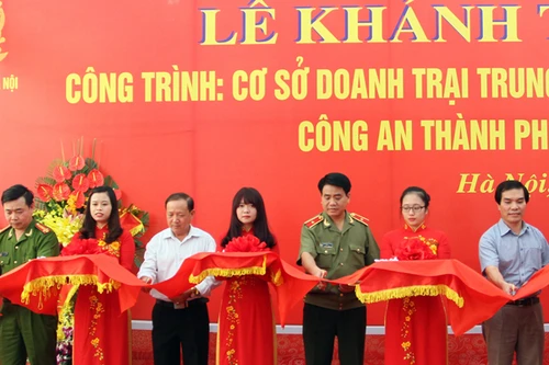 Khánh thành trụ sở doanh trại Trung đoàn Cảnh sát Cơ động