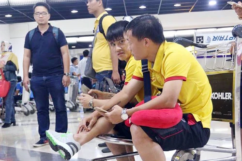 ĐT Việt Nam gặp sự cố trên chuyến bay sang Indonesia