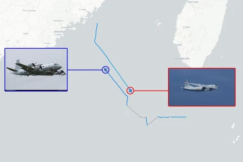 [Info] Trinh sát cơ Mỹ - Trung Quốc bất ngờ lướt qua mặt nhau gần Đài Loan