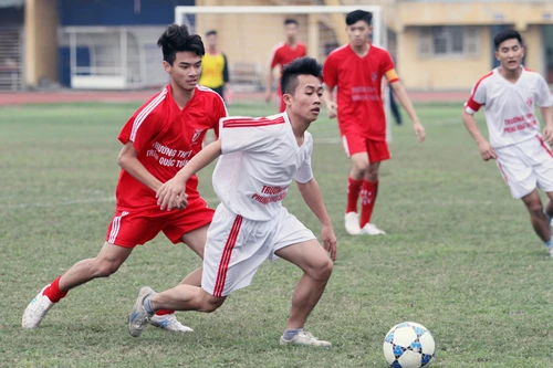 Lịch thi đấu vòng bảng giải bóng đá học sinh THPT Hà Nội 2016