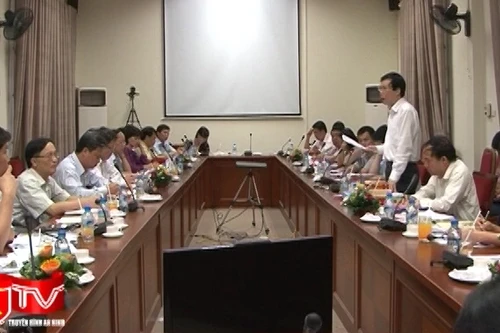 Ban tuyên giáo Thành ủy làm việc với Sở GDĐT