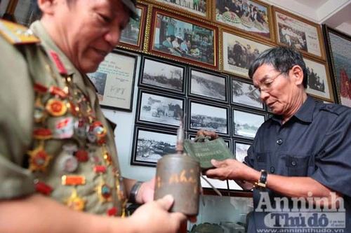 Những kỷ vật biết nói của một thời chiến trận