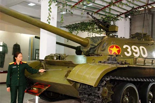 Xe tăng 390 được công nhận là bảo vật quốc gia