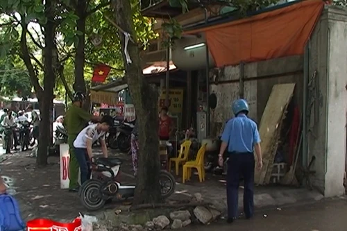 Giải quyết triệt để vi phạm lấn chiếm lòng, lề đường