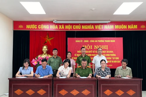 Xây dựng Công an phường kiểu mẫu để người dân yên tâm về an ninh trật tự, địa bàn an toàn, văn minh