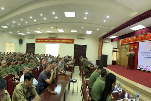 Bồi dưỡng nghiệp vụ cho 1.290 đội viên tổ bảo vệ an ninh trật tự ở cơ sở