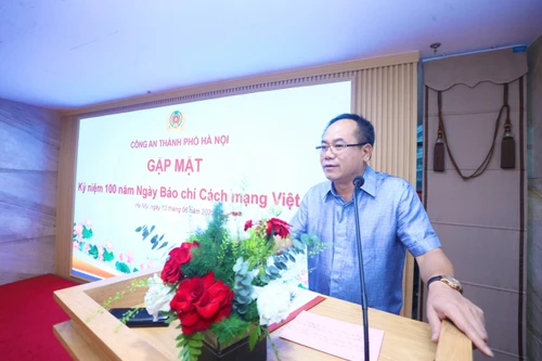 Ban Giám đốc Công an thành phố Hà Nội gặp mặt lãnh đạo cơ quan quản lý và Ban Biên tập các cơ quan báo chí 