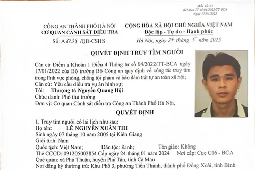 Truy tìm đối tượng liên quan vụ chiếm đoạt tài sản