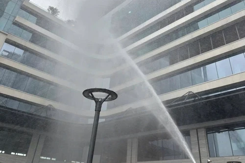 Phối hợp xử lý tình huống cháy giả định tại Tòa nhà Pearl Tower