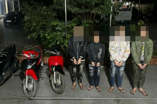 Làm rõ nhóm thiếu niên dùng tuýp sắt gắn đinh ba cướp xe máy trong đêm