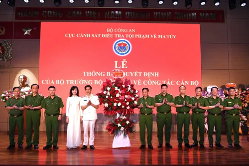 Cục Cảnh sát điều tra tội phạm về ma túy có tân Cục trưởng