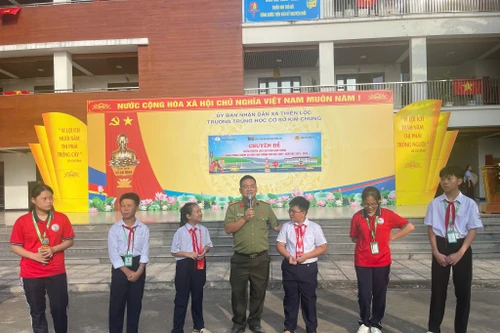 Trên 1.800 học sinh Trung học phổ thông được trang bị kỹ năng phòng chống thương vong