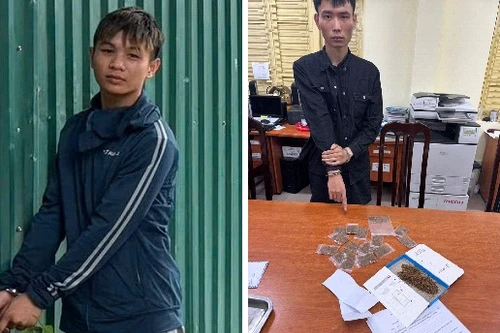 Nam thanh niên giấu ma túy trong lòng bàn tay