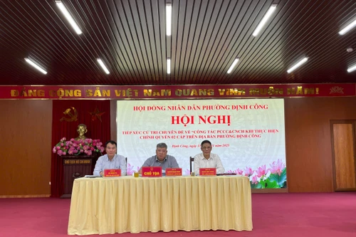 Cử tri đánh giá cao chuyên đề công tác phòng cháy, chữa cháy và cứu nạn, cứu hộ