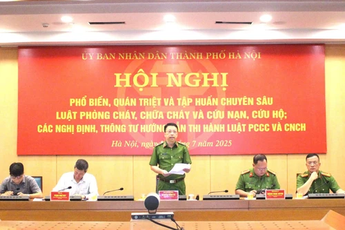 Tập huấn chuyên sâu Luật Phòng cháy, chữa cháy và cứu nạn, cứu hộ