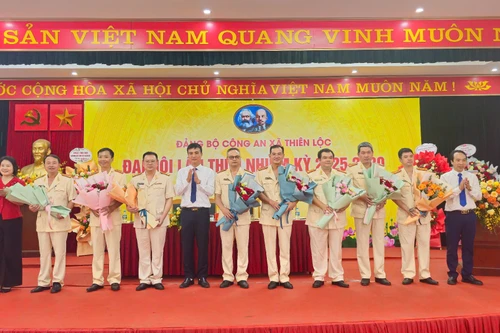 Công an xã Thiên Lộc quyết tâm đảm bảo an ninh trật tự, vì bình yên của nhân dân