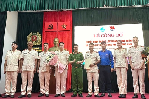 Thành lập Đoàn thanh niên và Chi hội phụ nữ Công an xã Đông Anh