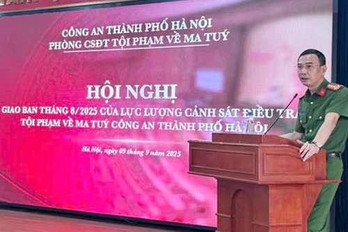 Công an Hà Nội quyết tâm xây dựng xã, phường không ma túy