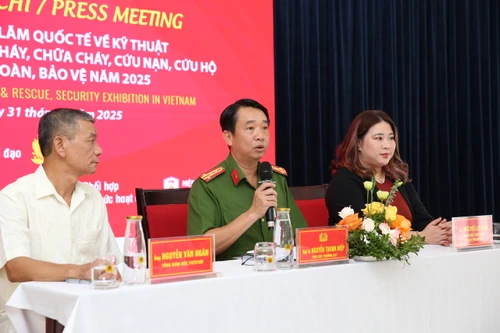 “Triển lãm quốc tế về kỹ thuật, phương tiện PCCC, CNCH và thiết bị an ninh, an toàn bảo vệ năm 2025”