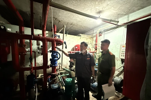 Kiểm tra công tác đảm bảo an toàn phòng cháy tại Bệnh viện Bưu Điện