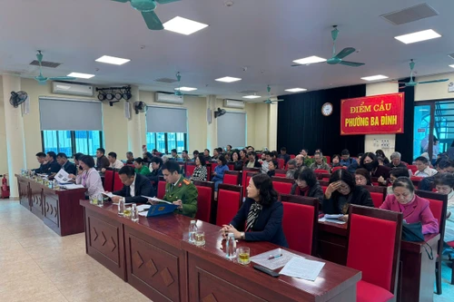 Xây dựng phường Ba Đình kiểu mẫu về trật tự văn minh đô thị