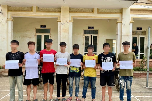 Xử lý nhóm thanh, thiếu niên gây rối trật tự công cộng