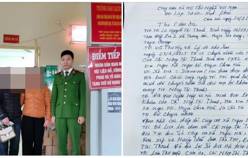 Công an xã giúp người dân lấy lại 200 triệu đồng