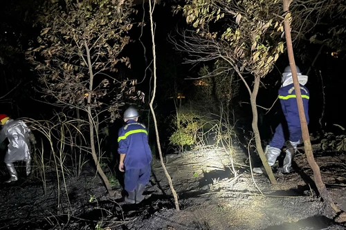 Đội Cảnh sát phòng cháy, chữa cháy khu vực số 27 phòng ngừa cháy rừng mùa hanh khô