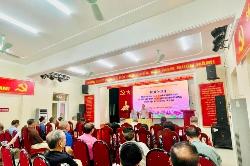 Dự kiến phương án sắp xếp đơn vị hành chính cấp phường tại quận Tây Hồ