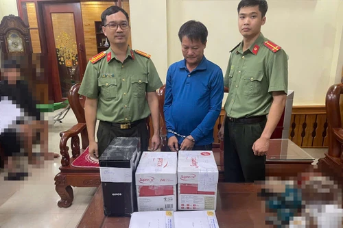 Bắt đối tượng liên quan vụ án “Vi phạm quy định về khai thác tài nguyên”